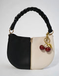 KAARVI Interchangeable Handbag - Black & Cream