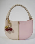 KAARVI Interchangeable Handbag - Neapolitan (Cream & Pink)